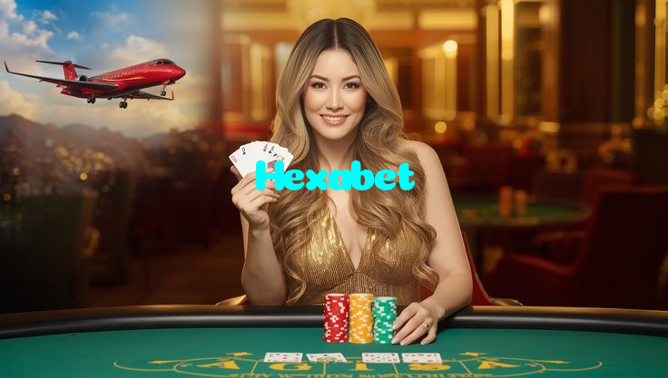 Hexabet casino presented on mobile device in Pakistan with slots and live games