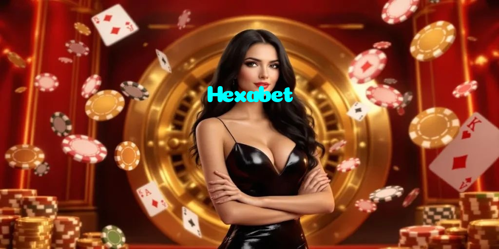 Hexabet casino presented on mobile device in Pakistan with slots and live games